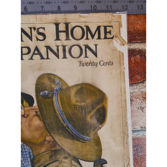 1918 WWI Soldier Original Vtg PRINT AD - Picture 6 of 14